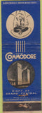 Matchbook Cover - Commodore Hotel New York City NY