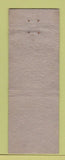 Matchbook Cover - Hotel Seaside OR low phone # POOR