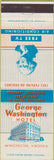 Matchbook Cover - George Washington Hotel Winchester VA