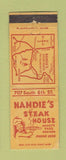 Matchbook Cover - Nandie's Steak House Grants Pass OR WEAR