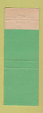 Matchbook Cover - The Fern Cafe Tillamook OR GREEN #2