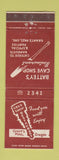 Matchbook Cover - Battey's Cave Shop Grants Pass OR WEAR
