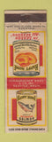 Matchbook Cover - Happy Home Canned Peaches Salmon WEAR