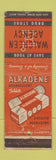 Matchbook Cover - Walgreen Drug Stores Alkadene WEAR