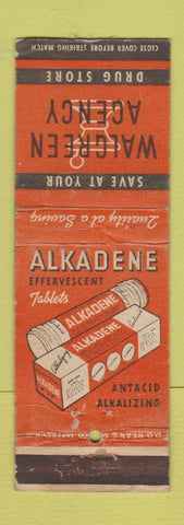 Matchbook Cover - Walgreen Drug Stores Alkadene WEAR