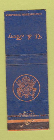 Matchbook Cover - US Army WORN