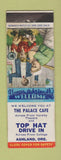 Matchbook Cover - Palace Cafe Ashland OR Top Hat Drive In