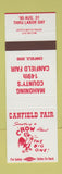 Matchbook Cover - Canfield Fair OH 1995