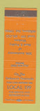Matchbook Cover - Meat Poultry Union Millsboro DE ORANGE