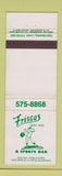 Matchbook Cover - Friscos Sports Bar Canada WEAR