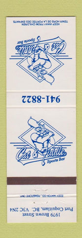 Matchbook Cover - Cat & Fiddle Sports Bar Port Coquitlam BC