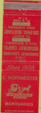 Matchbook Cover - C Hoffmeister Mortuaries St Louis MO