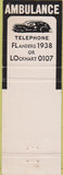 Matchbook Cover - C Hoffmeister Mortuaries St Louis MO