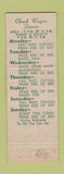 Matchbook Cover - Ed's Chuck Wagon Restaurant Belmont San Francisco CA