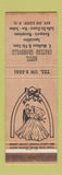 Matchbook Cover - Hotel Chateau Grandville Riviere Du Loup QC WEAR