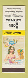 Matchbook Cover - Hotel Motel Matapedia Millstream QC hillbilly