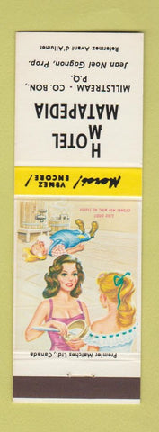 Matchbook Cover - Hotel Motel Matapedia Millstream QC hillbilly