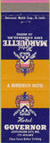 Matchbook Cover - Hotels Jefferson City Cape Girard MO