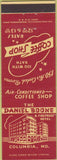 Matchbook Cover - Daniel Boone Hotel Columbia MO