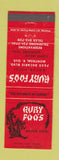 Matchbook Cover - Ruby Foo's Motor Hotel Montreal QC