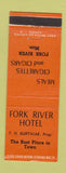 Matchbook Cover - Fork River Hotel Fork River MB