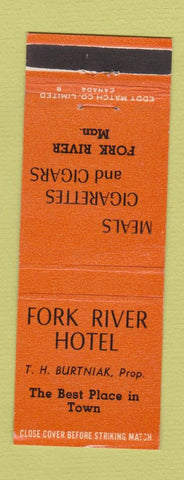 Matchbook Cover - Fork River Hotel Fork River MB