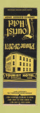 Matchbook Cover - Tourist Hotel St Boniface MB