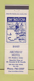 Matchbook Cover - Archway Motel Banff AB