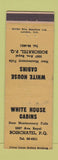 Matchbook Cover - White House Cabins Boischatel QC WEAR
