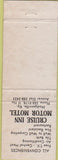 Matchbook Cover - Cruise Inn Motor Motel Hodgenville KY