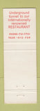 Matchbook Cover - Ruby Foo's Motor Hotel Montreal QC