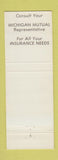 Matchbook Cover - Hager Associates Insurance Huntersville NC