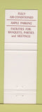 Matchbook Cover - Hotel Duvernay Hull QC WEAR