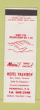 Matchbook Cover - Hotel Traversy Pierreville QC