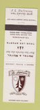 Matchbook Cover - La Sapiniere Val David QC