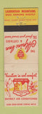 Matchbook Cover - Alpine Inn Laurentian Mountains QC Ste Marguerite Station