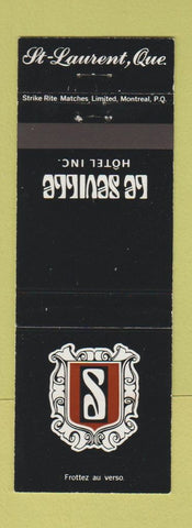 Matchbook Cover - Le Seville Hotel St Laurent QC WEAR