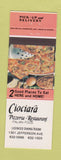 Matchbook Cover - Ciociara Pizza Canada