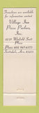 Matchbook Cover - Village Inn Pizza Yuma AZ