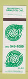 Matchbook Cover - Kay's Pizza Hamilton ON WHITE