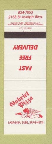 Matchbook Cover - Gabriel Pizza
