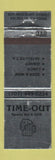 Matchbook Cover - Time Out Sports Bar Vacaville CA WEAR