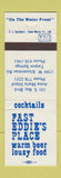 Matchbook Cover - Fast Eddie's Place Anna Maria Island Tarpon Springs FL