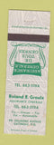 Matchbook Cover - Roland Groulx Insurance Gatineau QC