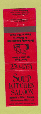 Matchbook Cover - Soup Kitchen Saloon Detroit MI