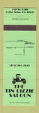 Matchbook Cover - Tin Lizzie Saloon Costa Mesa CA GREEN