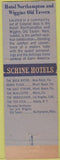 Matchbook Cover - Hotel Northampton Wiggins Old Tavern MA
