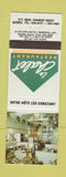 Matchbook Cover - Le Chalet Restaurant Quebec QC
