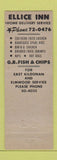 Matchbook Cover - Ellice Inn Toronto ON Fried Chicken BBQ