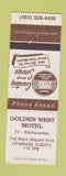 Matchbook Cover - Golden West Motel Lethbridge AB